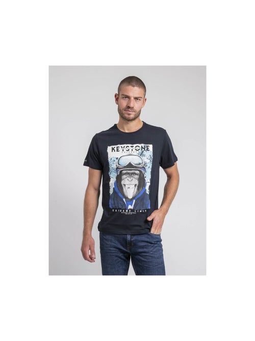 T-shirt girocollo pur coton JACOSKI - Kiabi