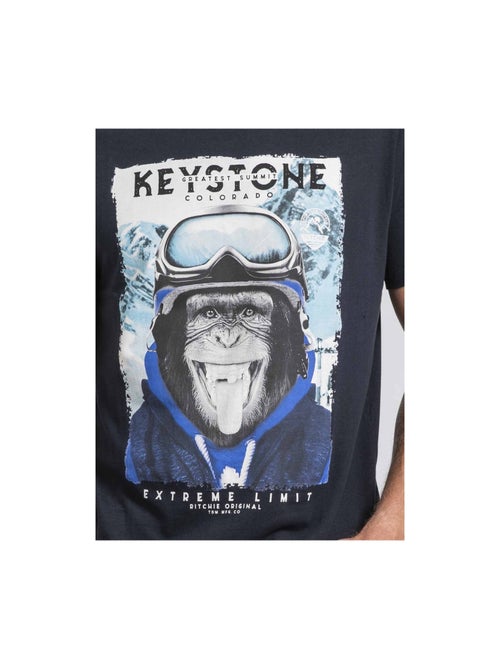 T-shirt girocollo pur coton JACOSKI - Kiabi