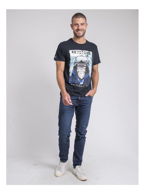 T-shirt girocollo pur coton JACOSKI - Kiabi