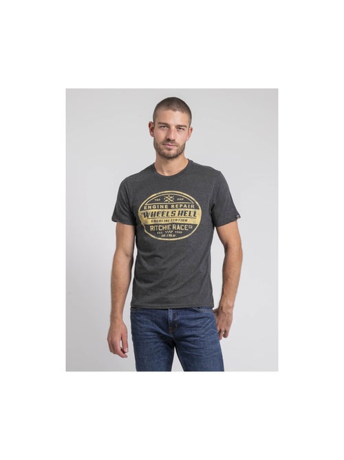 T-shirt girocollo pur coton JAKOTA - Kiabi