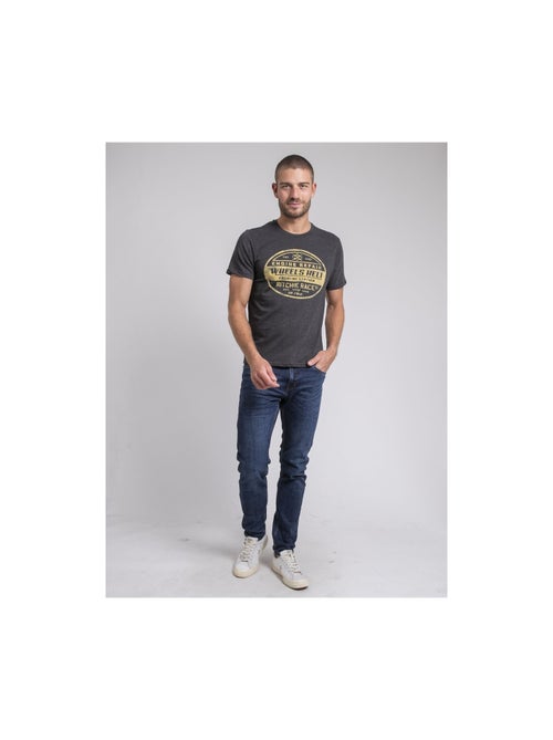 T-shirt girocollo pur coton JAKOTA - Kiabi