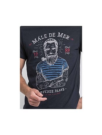 T-shirt girocollo pur coton JAMEKONG