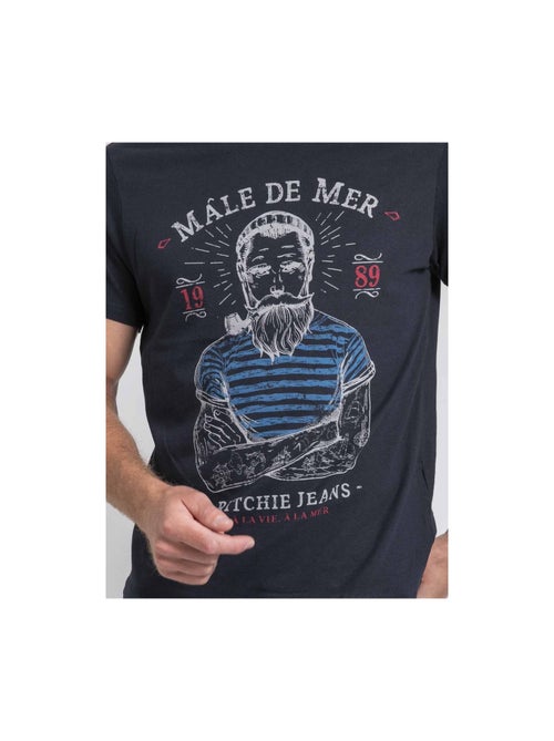 T-shirt girocollo pur coton JAMEKONG - Kiabi