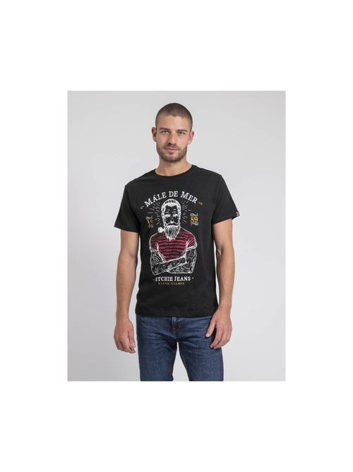 T-shirt girocollo pur coton JAMEKONG - Kiabi