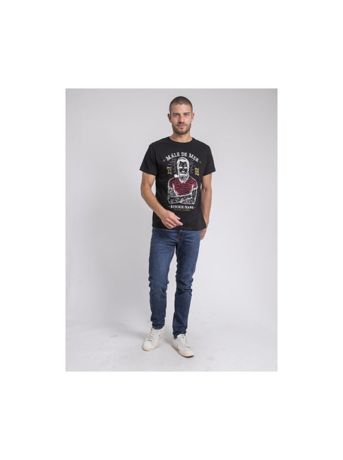 T-shirt girocollo pur coton JAMEKONG - Kiabi