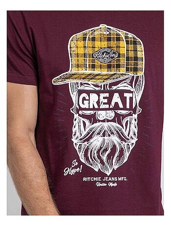 T-shirt girocollo pur coton JAMYTH