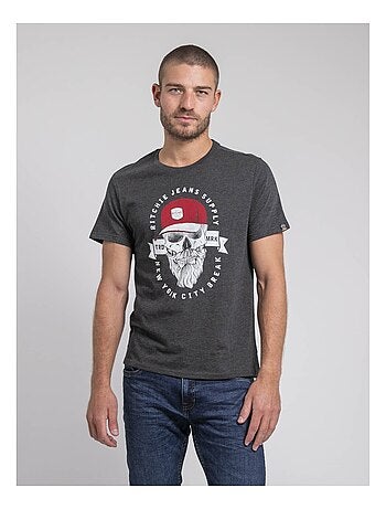 T-shirt girocollo pur coton JIMINAL