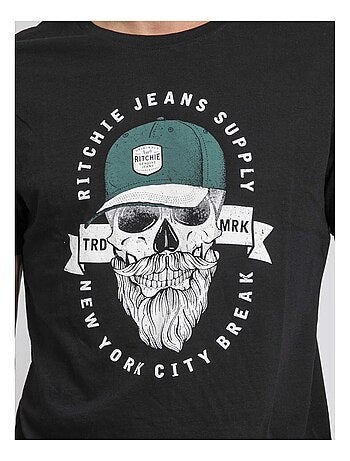 T-shirt girocollo pur coton JIMINAL