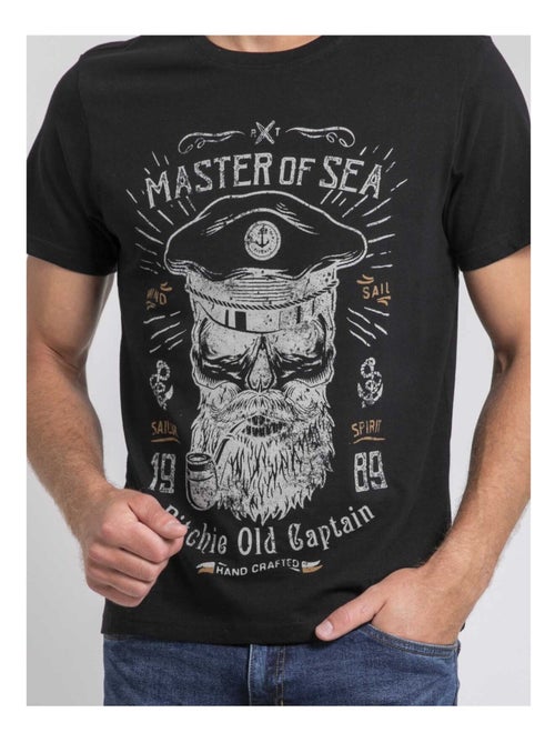 T-shirt girocollo pur coton JIMOSCAR - Kiabi
