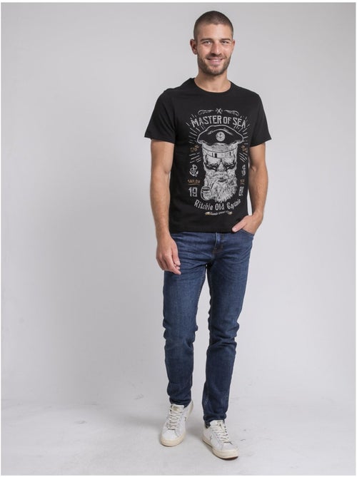 T-shirt girocollo pur coton JIMOSCAR - Kiabi