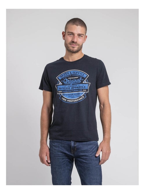 T-shirt girocollo pur coton JIROBIN - Kiabi