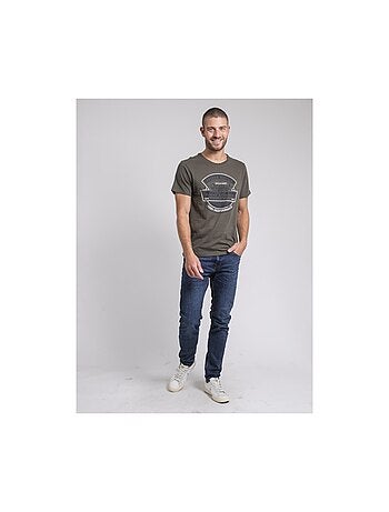T-shirt girocollo pur coton JIROBIN