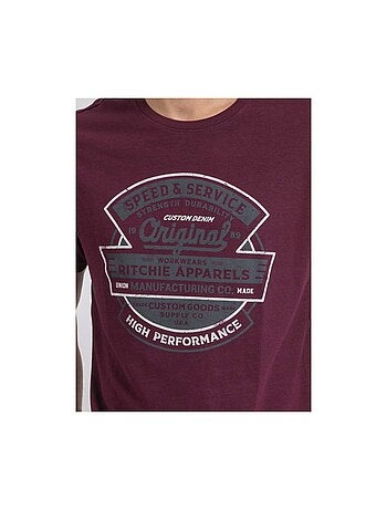 T-shirt girocollo pur coton JIROBIN