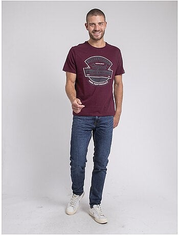 T-shirt girocollo pur coton JIROBIN