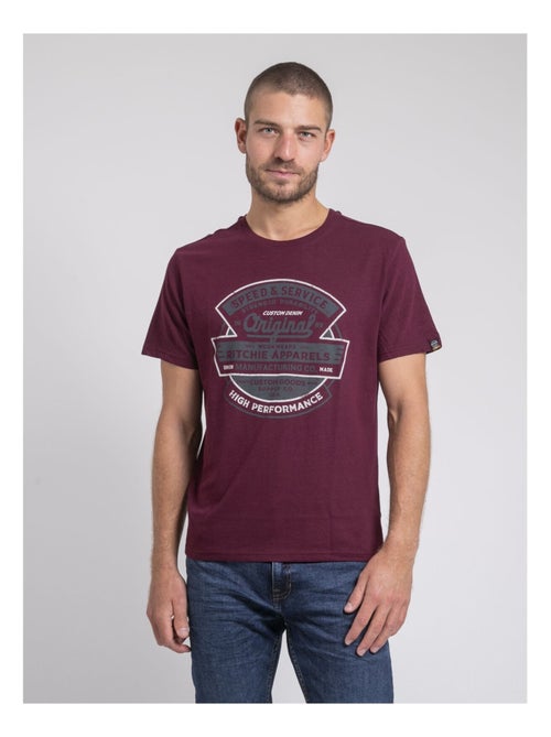 T-shirt girocollo pur coton JIROBIN - Kiabi