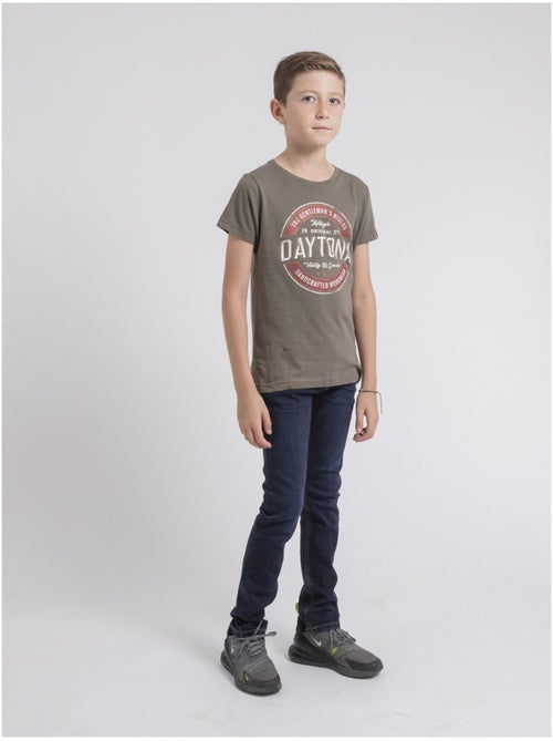 T-shirt girocollo pur coton JOCOBY-J - Kiabi