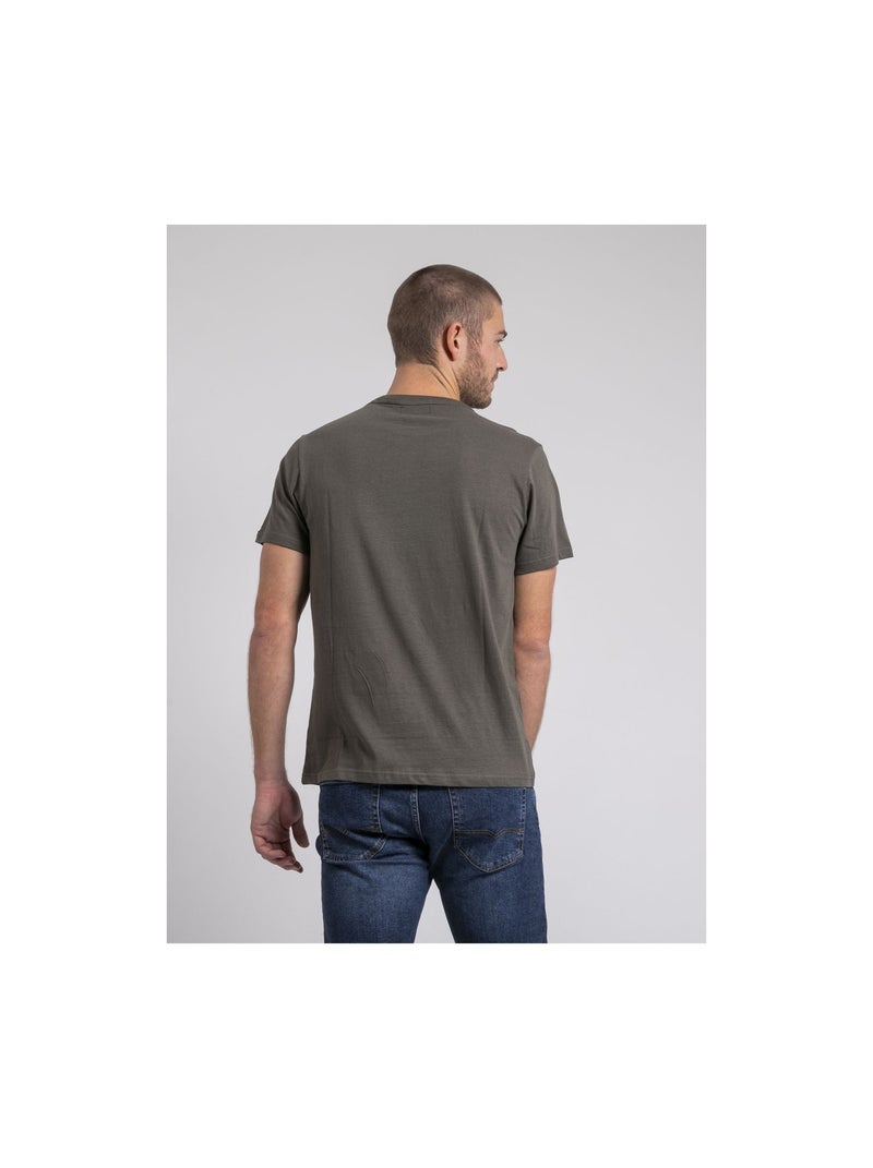 T-shirt girocollo pur coton JOMODEK Cachi - Kiabi