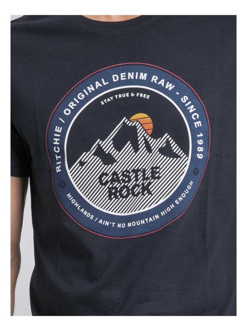 T-shirt girocollo pur coton JOROCK - Kiabi