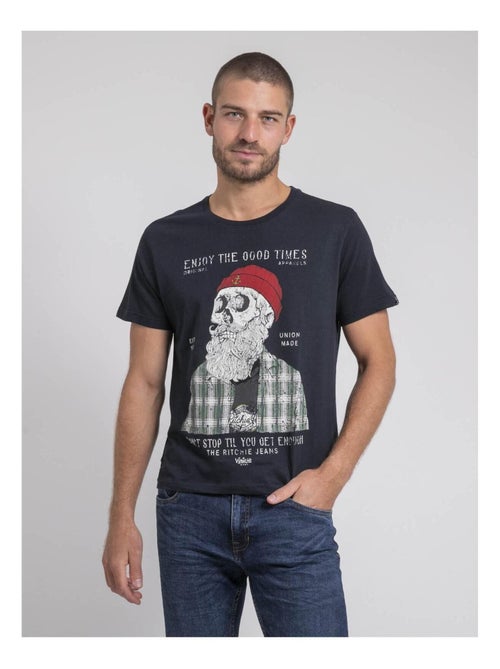T-shirt girocollo pur coton JORUSTIX - Kiabi