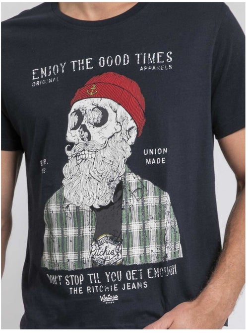 T-shirt girocollo pur coton JORUSTIX - Kiabi