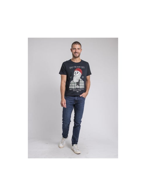T-shirt girocollo pur coton JORUSTIX - Kiabi
