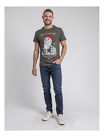 T-shirt girocollo pur coton JORUSTIX