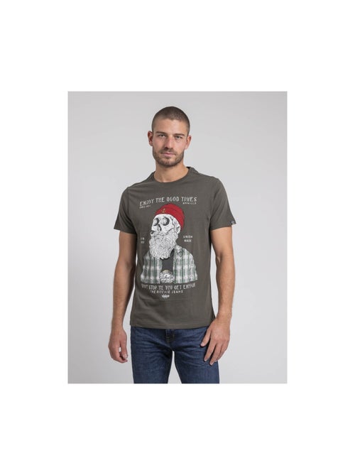 T-shirt girocollo pur coton JORUSTIX - Kiabi