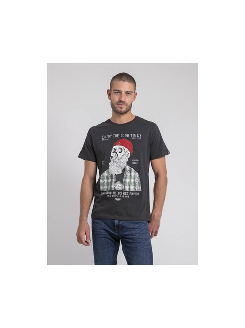 T-shirt girocollo pur coton JORUSTIX - Kiabi