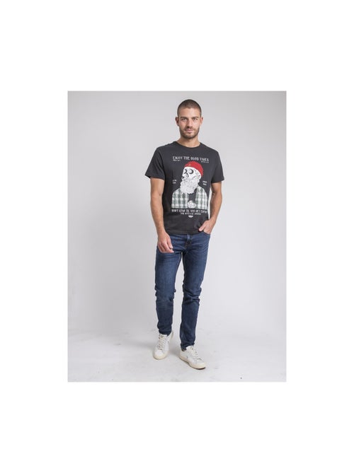 T-shirt girocollo pur coton JORUSTIX - Kiabi
