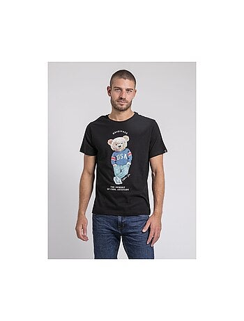 T-shirt girocollo pur coton JOULIO