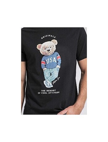 T-shirt girocollo pur coton JOULIO