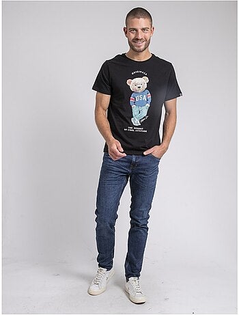 T-shirt girocollo pur coton JOULIO