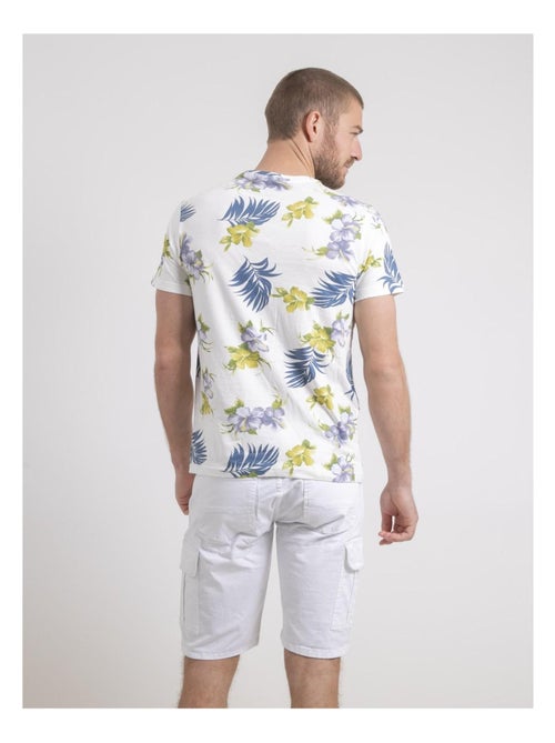 T-shirt girocollo puro cotone a motivi NULIBIS - Kiabi