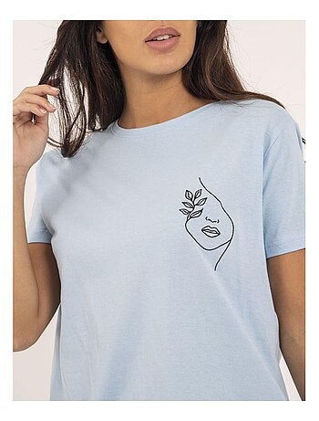 T-shirt girocollo puro cotone FABIANA