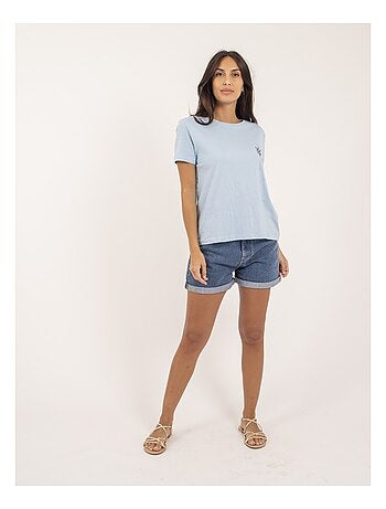 T-shirt girocollo puro cotone FABIANA
