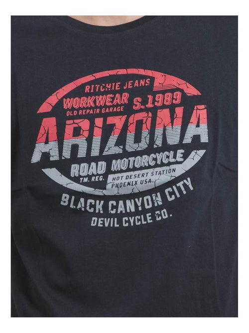 T-shirt girocollo puro cotone JACRAIG - Kiabi