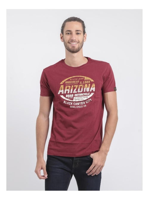 T-shirt girocollo puro cotone JACRAIG - Kiabi