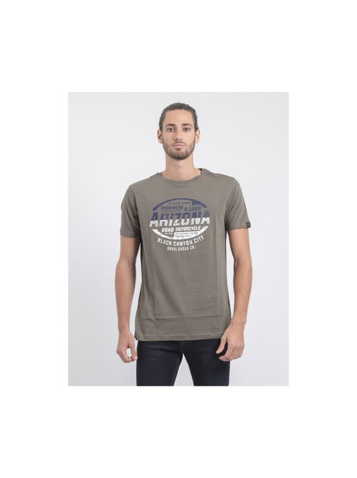 T-shirt girocollo puro cotone JACRAIG - Kiabi