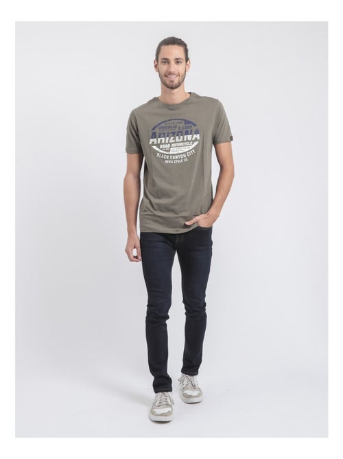 T-shirt girocollo puro cotone JACRAIG - Kiabi