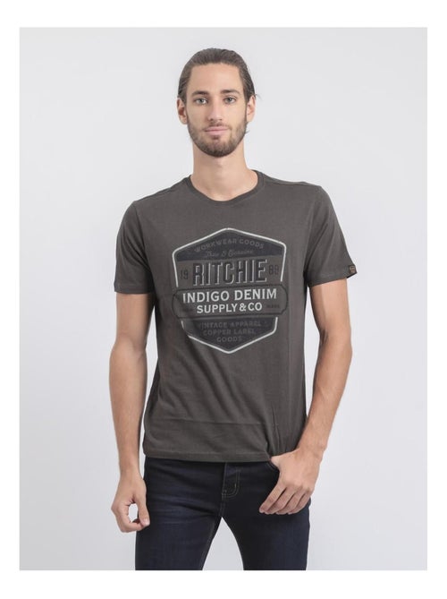 T-shirt girocollo puro cotone JAGNY - Kiabi