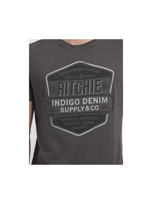 T-shirt girocollo puro cotone JAGNY - Kiabi