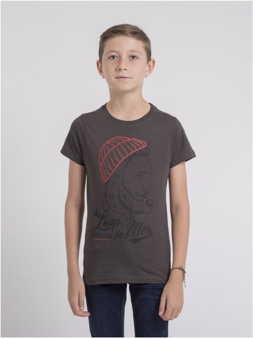 T-shirt girocollo puro cotone JOUANCY-J - Kiabi