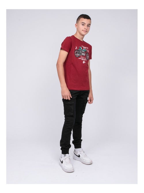 T-shirt girocollo puro cotone JOUMEA-J - Kiabi