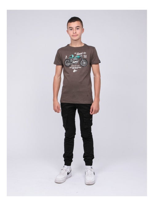 T-shirt girocollo puro cotone JOUMEA-J - Kiabi