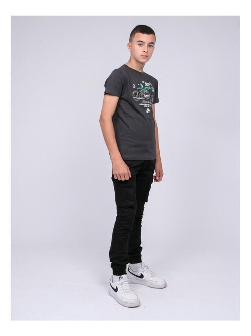 T-shirt girocollo puro cotone JOUMEA-J - Kiabi