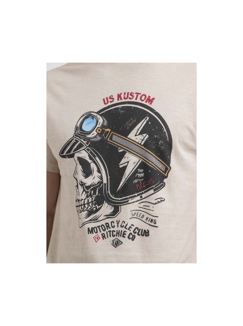 T-shirt girocollo puro cotone NAPAMOX - Kiabi
