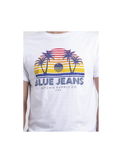 T-shirt girocollo puro cotone NAPOUR - Kiabi