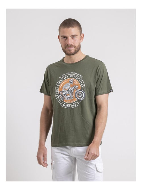 T-shirt girocollo puro cotone NELIZIO - Kiabi