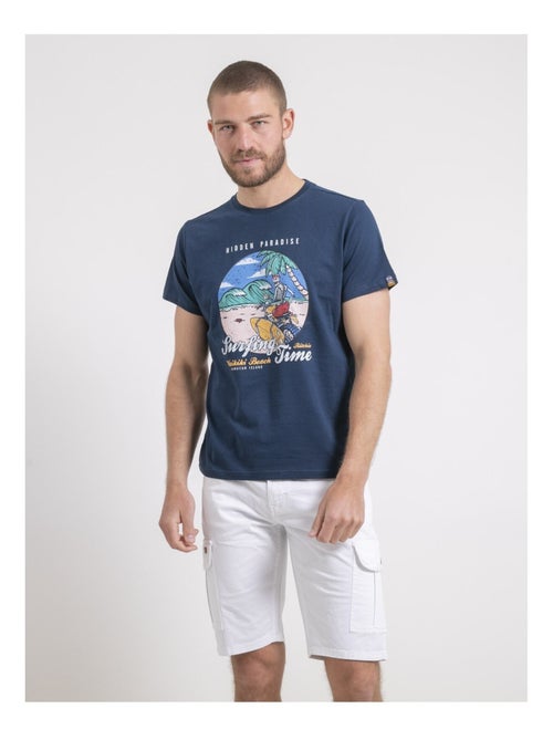 T-shirt girocollo puro cotone NEROMAX - Kiabi