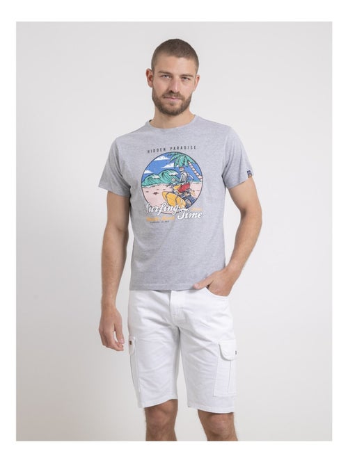 T-shirt girocollo puro cotone NEROMAX - Kiabi